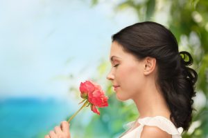 woman flower