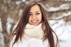woman winter